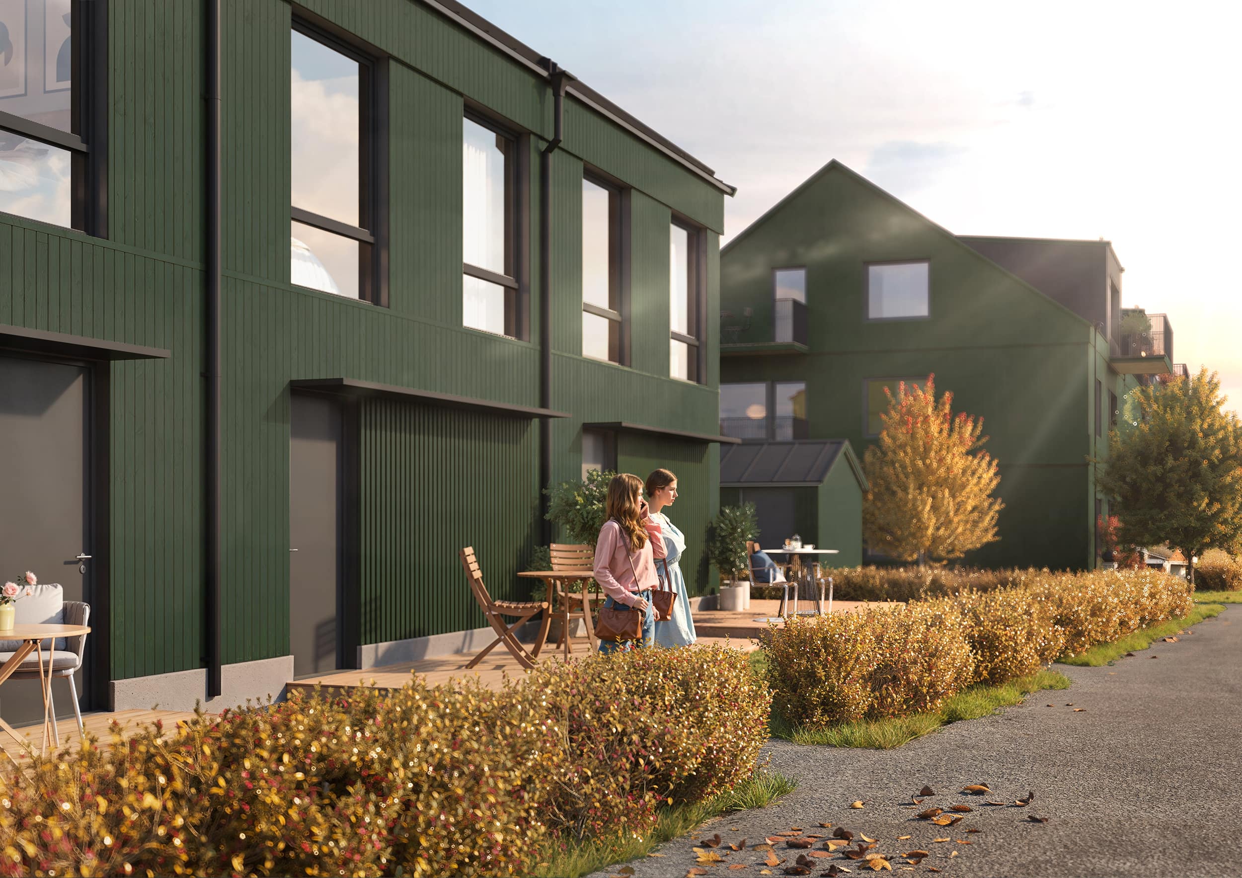 Exteriör visualisering i Nykvarn